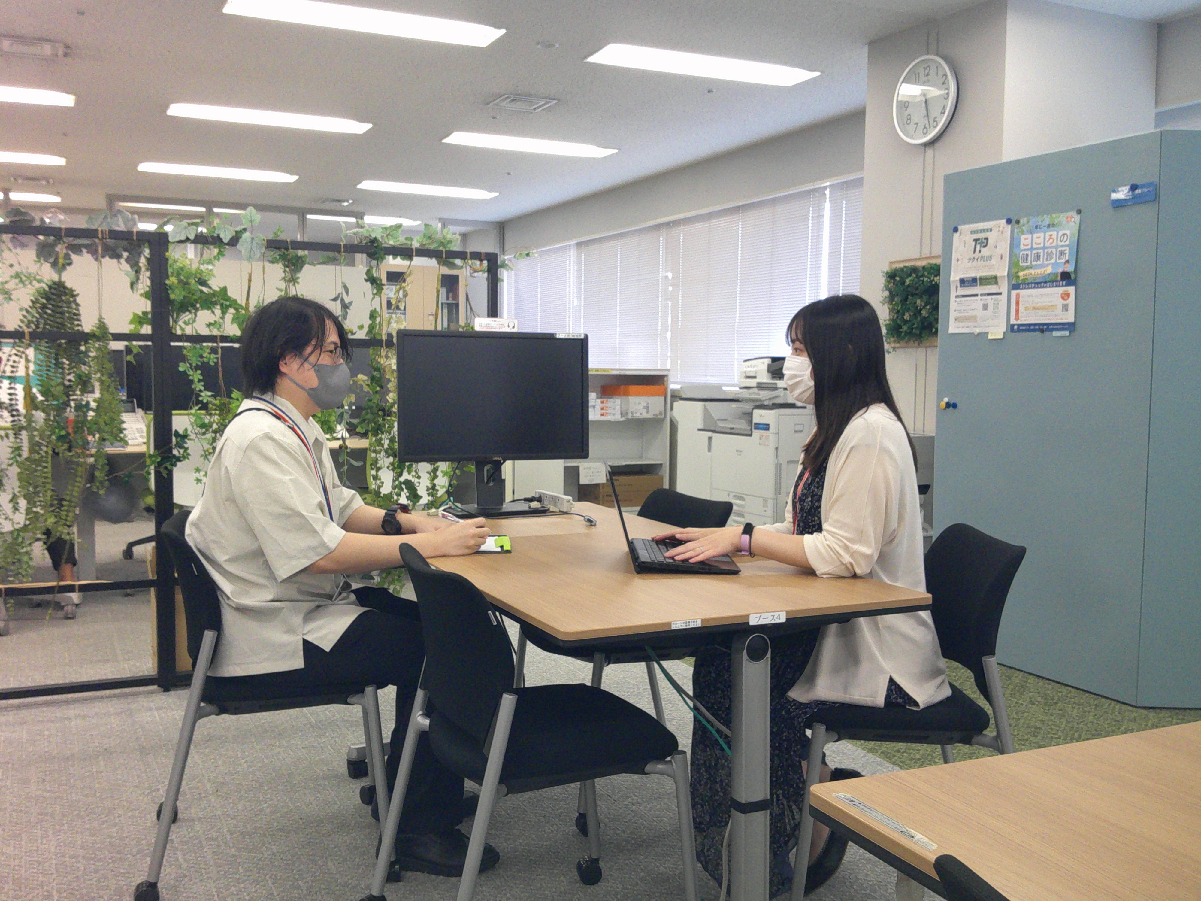 定期面談の様子