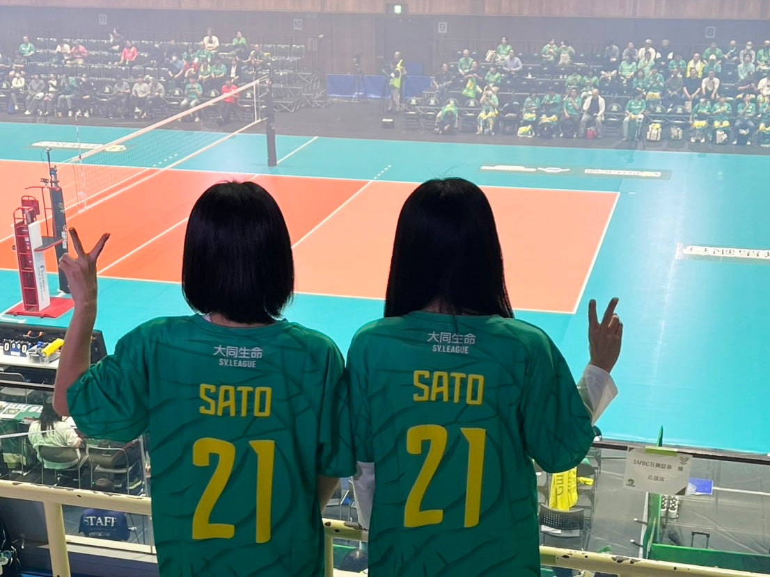 姪（めい）の試合を応援中！