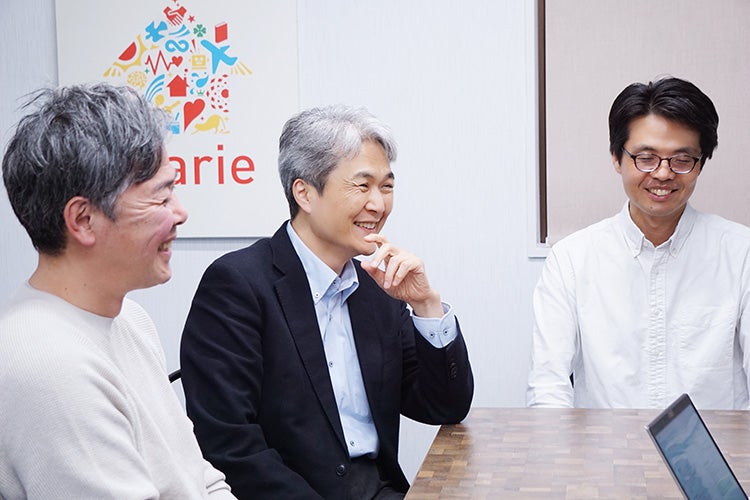 （写真左から）山根さん、髙城さん、田中さん