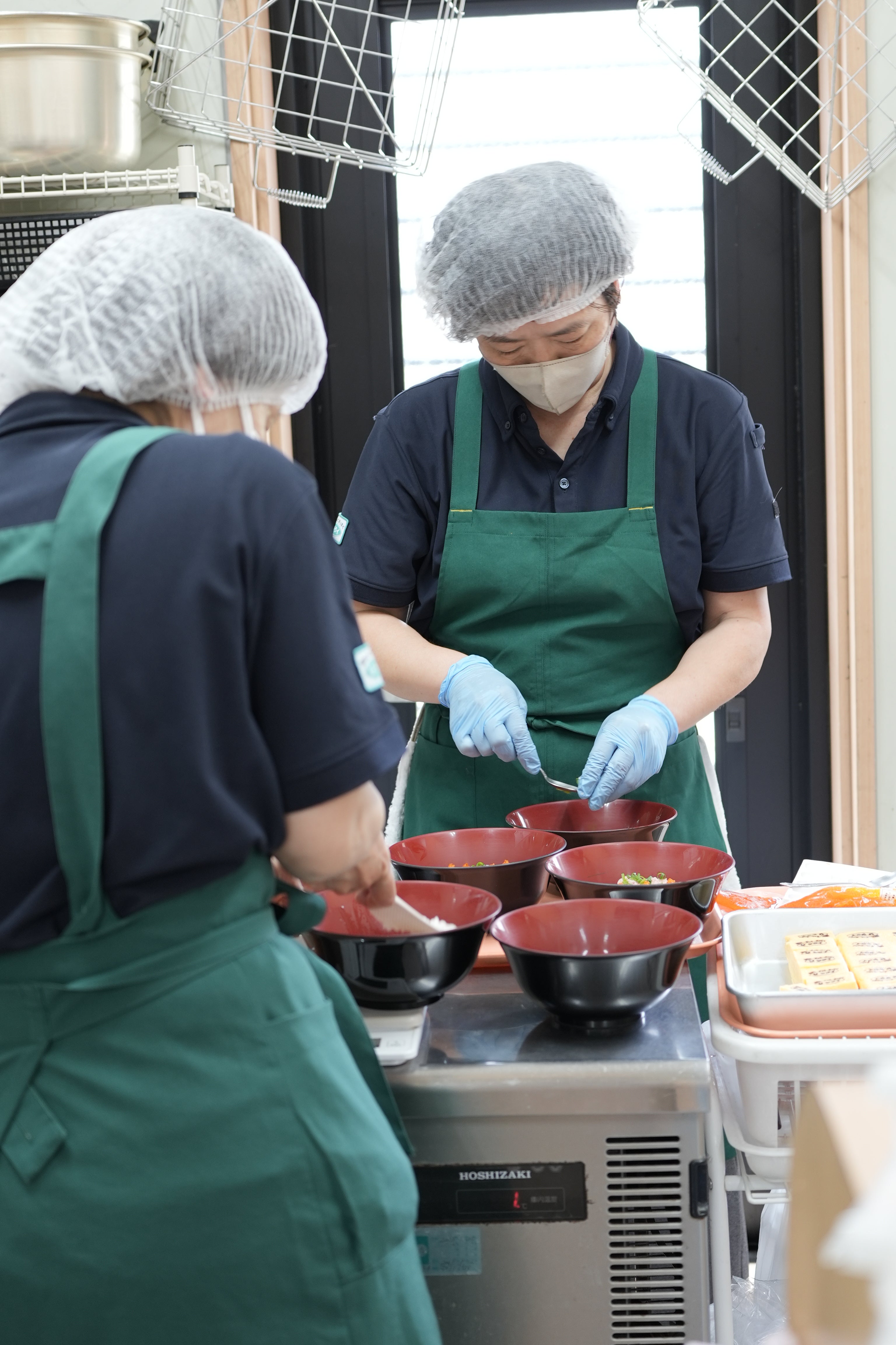 ツクイ食事イベントの日の厨房