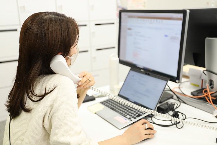 お問い合わせに丁寧に対応します