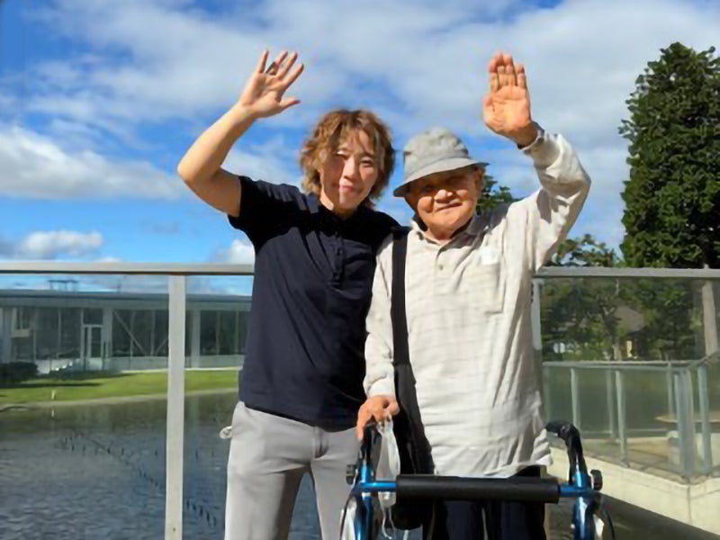 外出先で、お客様と楽しい時間を過ごしました